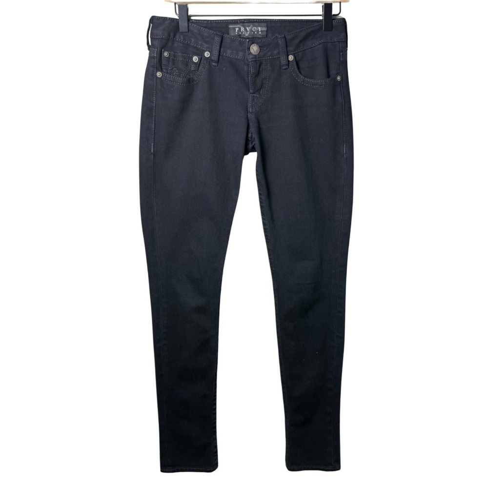 PRVCY Premium Women’s Low-Rise Black Skinny Jeans size 26